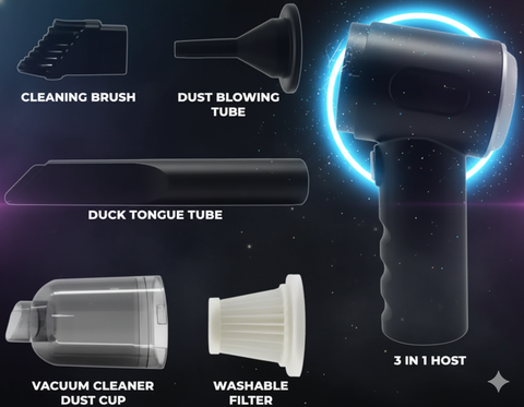 Helothera® Portable Air Duster Wireless Vacuum Cleaner