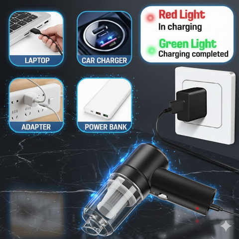 Helothera® Portable Air Duster Wireless Vacuum Cleaner